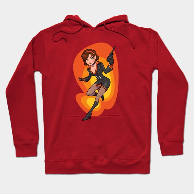 Cate Archers - NOLF 2 Hoodie by GalooGameLady